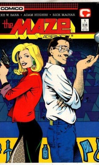 The Maze Agency #1 1988 : Mike W.Barr/Adam Hughes/Rick Magyar