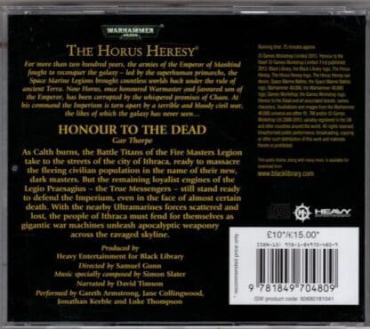 Honour to the Dead:Gav Thorpe - Image 2