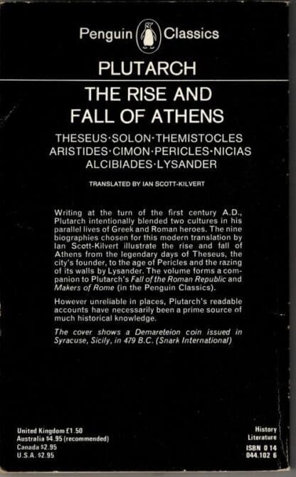 The Rise and Fall of Athens (Penguin Classics) : Plutarch - Image 2