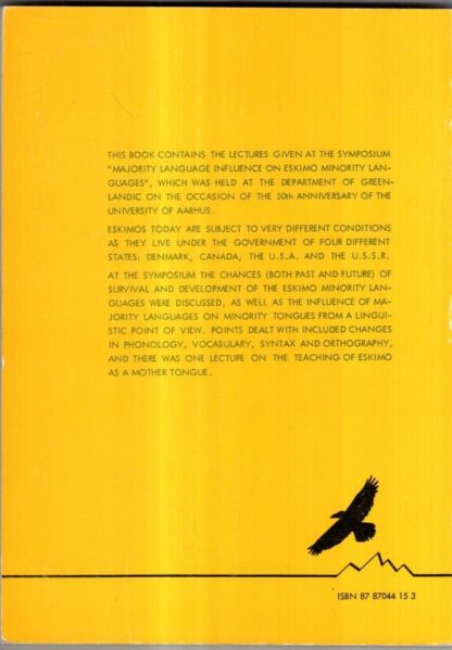 Eskimo languages: Their present-day conditions : B. Basse - Image 2