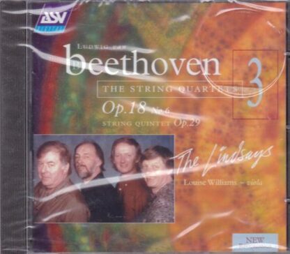 Beethoven - String Quartets, Vol 3 CD:The Lindsays