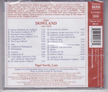 Dowland - Lute Edition Vol.4 CD:Nigel North - Image 2