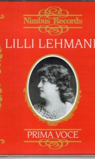 Prima Voce:Lilli Lehmann