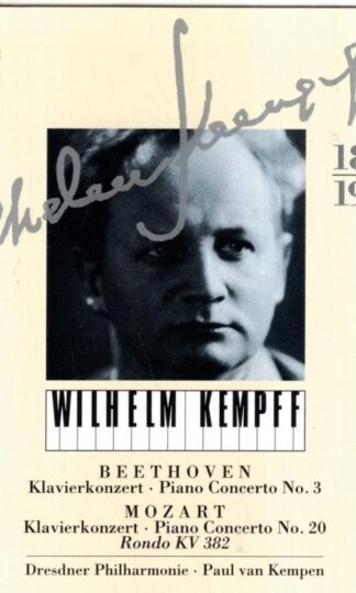 Concerto Piano 20/Concerto Piano 3:Wilhelm Kempff
