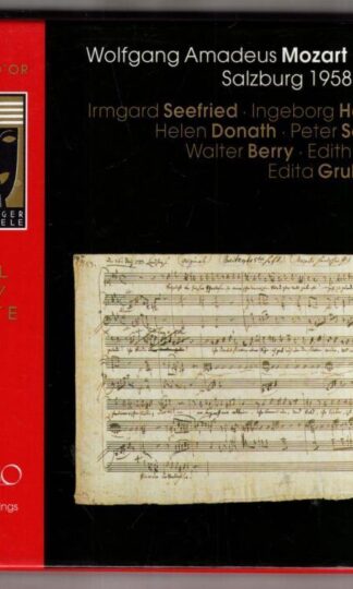 Lieder Salzburg 1958-1984:Wolfgang Amadeus Mozart