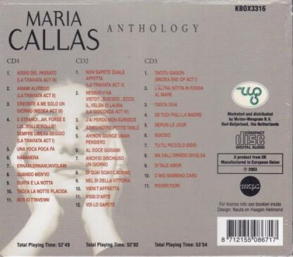 Anthology 3xCD:Maria Callas - Image 2