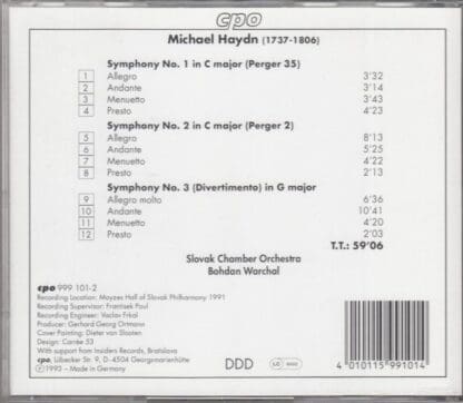 Symphonies 1-3:Michael Haydn - Image 2