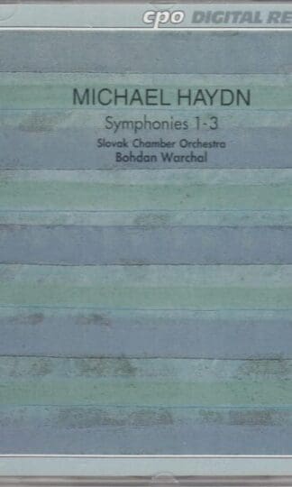 Symphonies 1-3:Michael Haydn