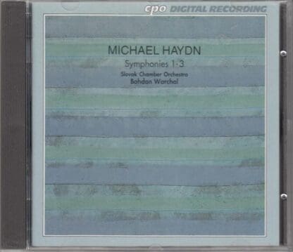 Symphonies 1-3:Michael Haydn