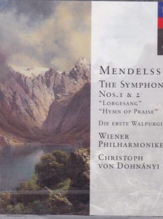 Mendelssohn - Symphonies Nos 1 & 2 CD:Christoph von Dohnányi