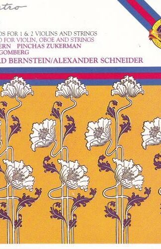 Bach - Concertos for 1 & 2 Violin & Strings CD:Leonard Bernstein
