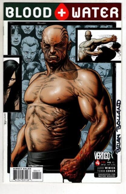 Blood + Water #4 2003 Signed by Brian Bolland : Judd Winick