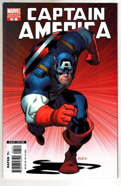 Captain America #25 2007 Variant : Ed Brubaker