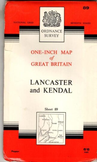 National Grid Seventh Series Sheet 89 Lancaster & Kendal : Ordnance Survey