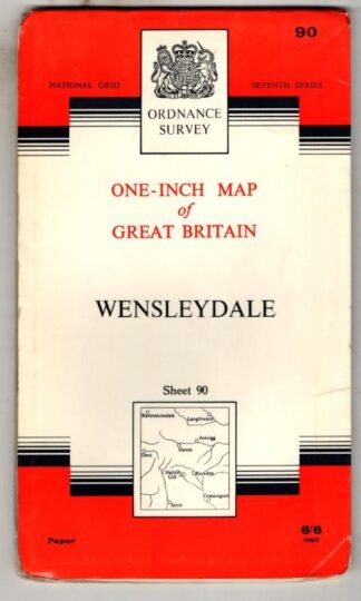 National Grid Seventh Series Sheet 90 Wensleydale : Ordnance Survey