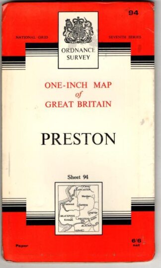 National Grid Seventh Series Sheet 94 Preston : Ordnance Survey
