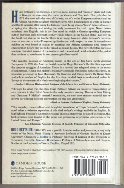 The Blue Stain: A Novel of a Racial Outcast : Hugo Bettauer - Image 2
