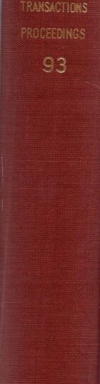 Transactions and proceedings Volume 93 1962 : American Philological Association