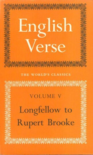 Longfellow to Rupert Brooke (v. 5):