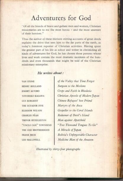 Adventurers for God:Clarence Wilbur Hall - Image 2