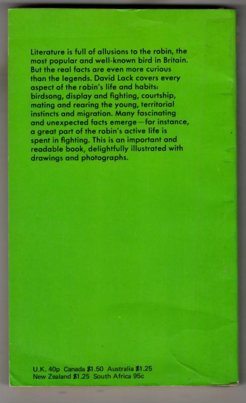The Life of The Robin : David Lack - Image 2