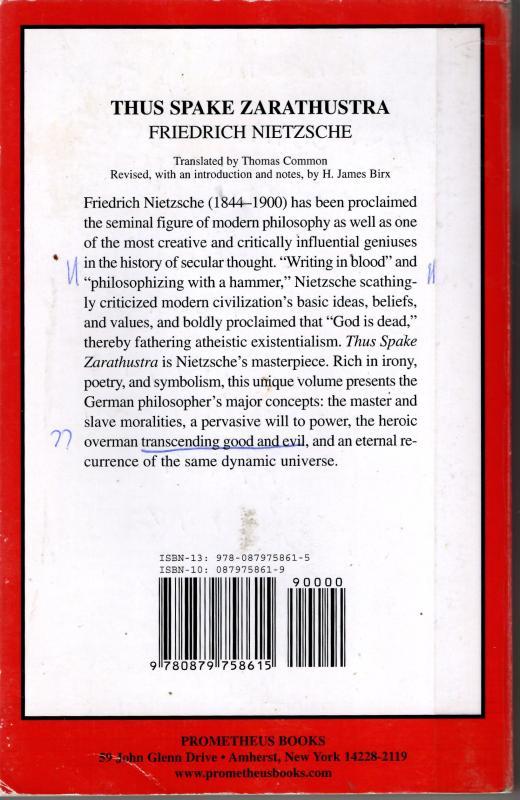 Thus Spake Zarathustra (Great Books in Philosophy) : Friedrich Nietzsche - Image 2
