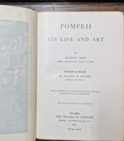 Pompeii:i It's Life and Art : August Mau - Image 2