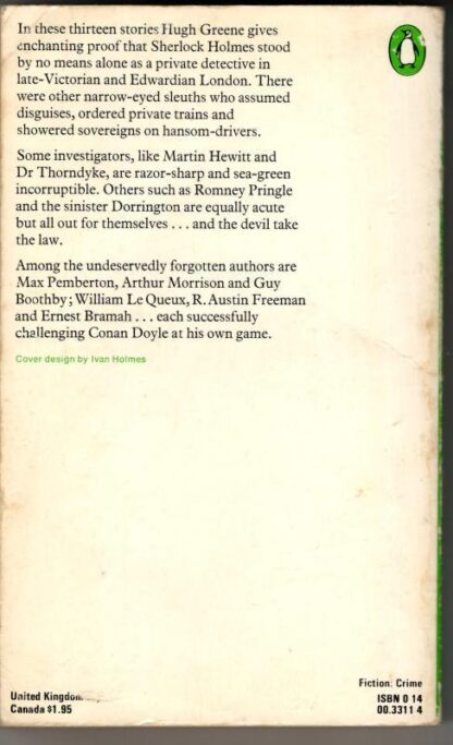 The Rivals of Sherlock Holmes : Hugh Greene (ed) - Image 2