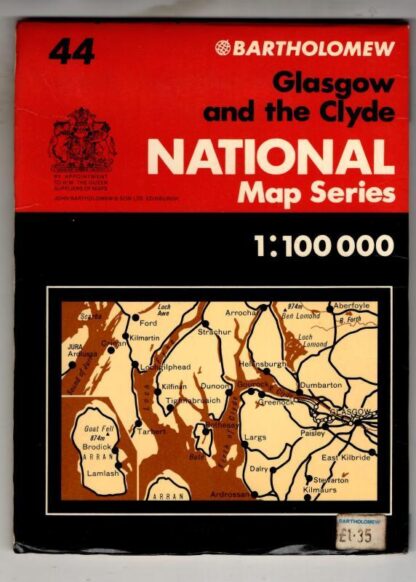 National Map Series 44: Glasgow and the Clyde : Bartholomew