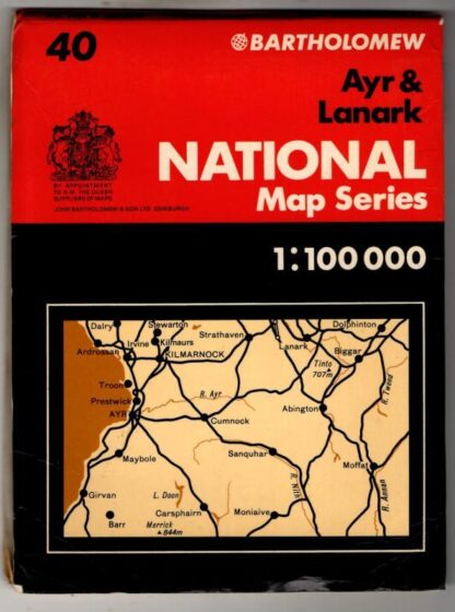 National Map Series 40: Ayr & Lanark : Bartholomew