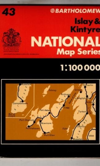 National Map Series 43: Islay & Kintyre : Bartholomew