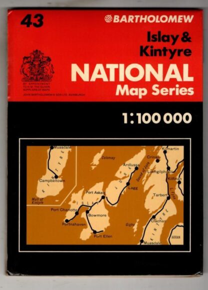 National Map Series 43: Islay & Kintyre : Bartholomew