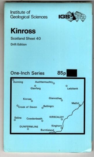 Kinross: Scotland Sheet 40 Drift edition : Institute of Geological Sciences
