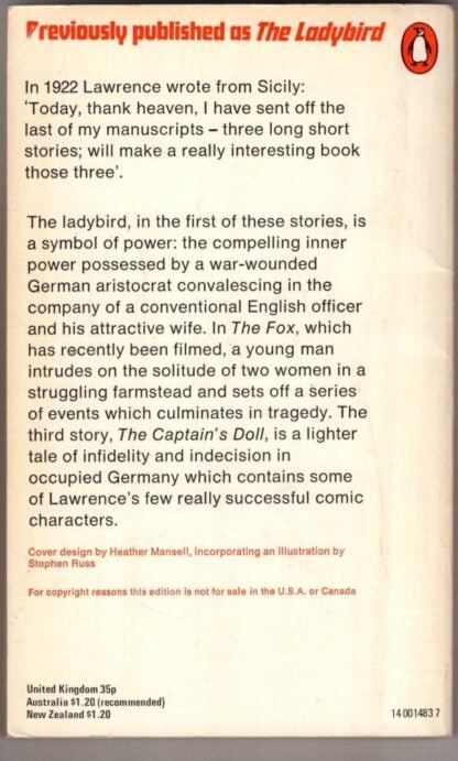 Three Novellas:D. H. Lawrence - Image 2