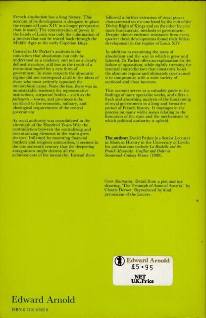 The Making of French Absolutism : David Parker - Image 2