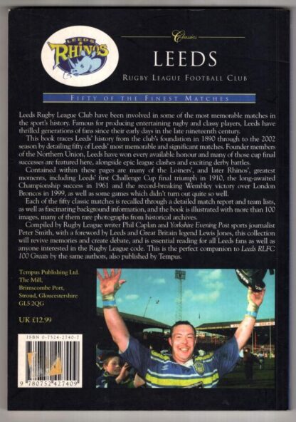 Leeds Rugby League Football Club (Classic Matches) : Fifty of the Finest Matches:Phil Caplan - Image 2
