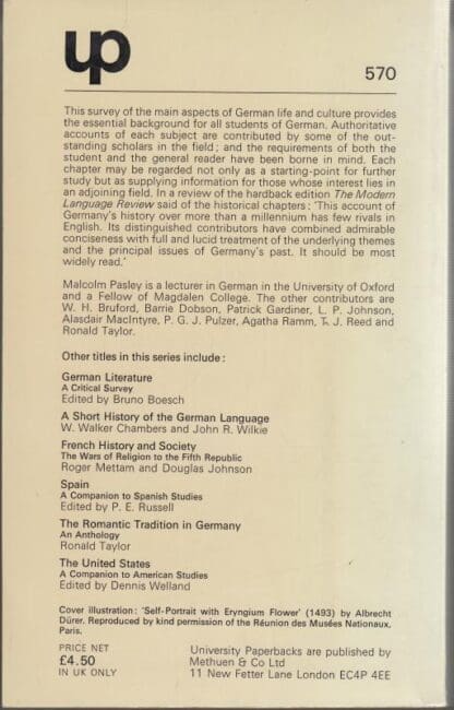Germany: A Companion to German Studies (Methuen's companions to modern studies): - Image 2