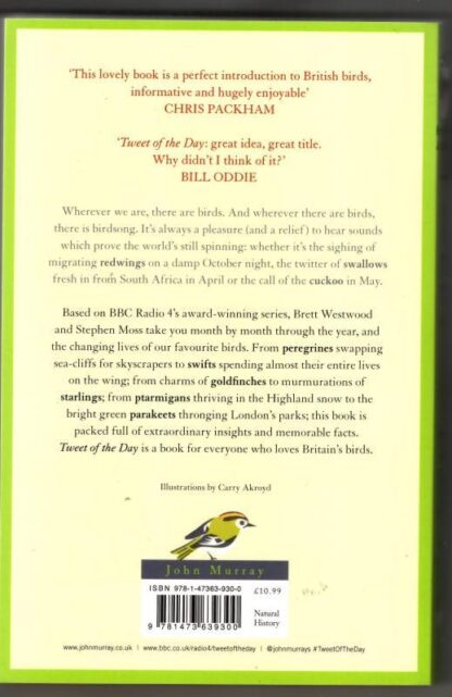 Tweet of the Day: A Year of Britain's Birds from the Acclaimed Radio 4 Series : Brett Westwood - Image 2