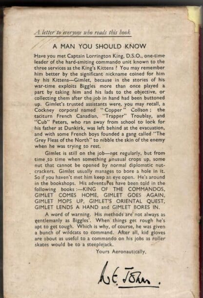 Biggles Works it Out : Captain W. E. Johns - Image 2