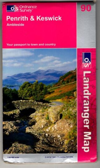 Landranger Sheet 90 Penrith and Keswick, Ambleside : Ordnance Survey