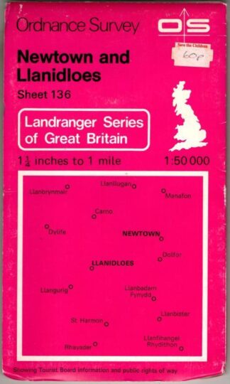 Landranger Sheet 136 Newtown and Llanidloes : Ordnance Survey