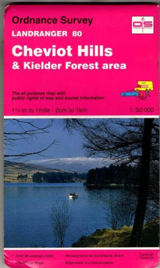 Landranger Sheet 80 Cheviot Hill and Kielder Forest Area : Ordnance Survey