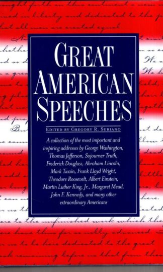 Great American Speeches (Library of Freedom):Gregory R. Suriano
