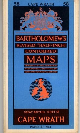 Revised Half-inch Sheet 58 Cape Wrath : Bartholomew