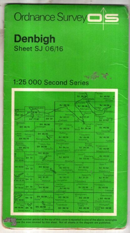 1:25000 Second Series Denbigh SJ 06/16 : Ordnance Survey