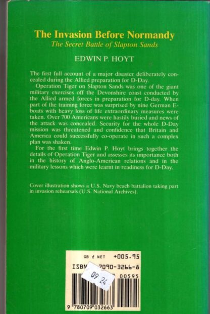 The Invasion Before Normandy: Secret Battle of Slapton Sands : Edwin P. Hoyt - Image 2