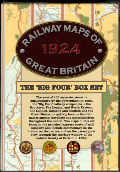 Railway Maps of Great Britain, 1924: The ‘Big Four’ Box-set : Old House Books & Maps