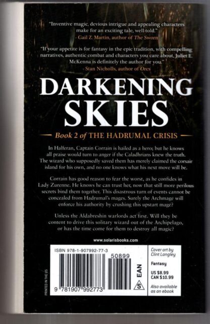 Darkening Skies (The Hadrumal Crisis, 2) : Juliet E. McKenna - Image 2