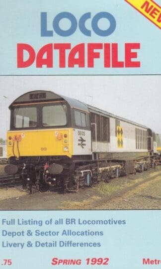 Loco Datafile 1992:Neil Webster