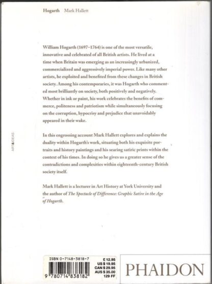 Hogarth (Art & Ideas) : Dr Mark Hallett - Image 2